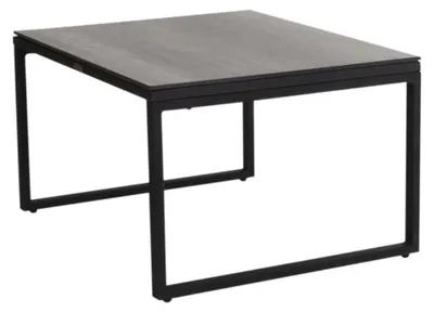 Tischgestell Talance 59 x 40 x 71 cm Aluminium Schwarz_Natur24