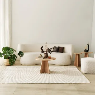 Image de Skye Decor, Mushroom - Sapphire Oak, Tables basses, Sapphire Oak, 60 x 40 x 60 cm