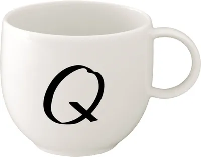 Obrázok produktu pre like. by Villeroy & Boch LETTERS Kaffeebecher 'Q' 330 ml - A