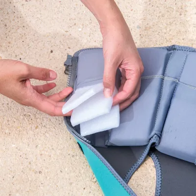 Obrázok produktu pre Plavecká neoprénová vesta Näj Grey, veľkosť M (3–6 rokov)