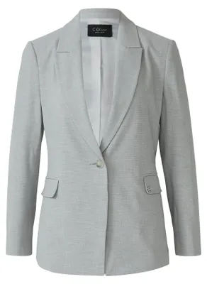 Produktbild von s.Oliver 2171771.93W0.38, Weiblich, Blazer, Erwachsener, Langärmlig, Viskose, 49% polyester, 48% viscose, 3% Elasthane; lining: 100% polyester