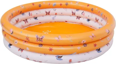 Produktbild von Kompakter Gartenpool von Sunclub, 125 x 29 cm, 192 Liter, aus PVC | Inklusive Reparaturflicken, leichte Bauweise, ideal für Garten, Terrasse und Balkon