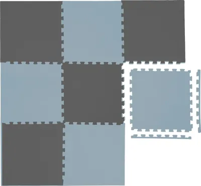 Imagen del producto de Alfombrilla de juego de 8 piezas, puzzle para niños, alfombrilla para gatear, alfombrilla para el suelo, ideal para habitaciones infantiles, 50x50 cm