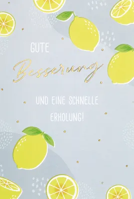Produktbild von Genesung - Unverpackt – plastikfreie Verpackung - Glückwunschkarte