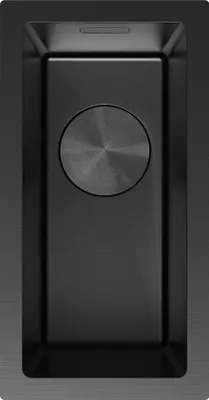 Image de Mexen Trixo évier en acier inoxydable 1 bac 230 x 440 mm, noir - 6411221000-70