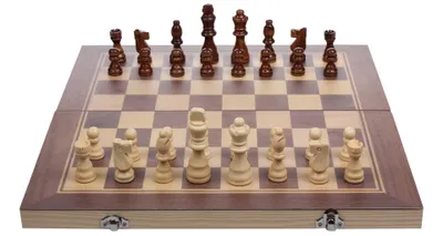 Produktbild von Holzschach 3in1
