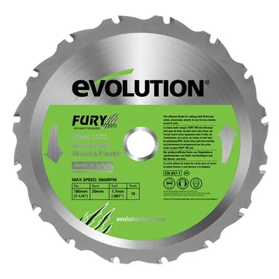 Zdjęcie produktu dla EVOLUTION Lame Multi-Usages FURY 185 mm