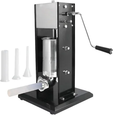 Imagen del producto de Máquina vertical para rellenar salchichas, acero inoxidable, 3 litros