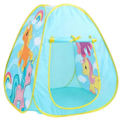 Produktbild von Kinderzelt Spielzelt Pop-up-Zelt - Einhorn-Motiv - Faltbar - Mit Tragetasche
