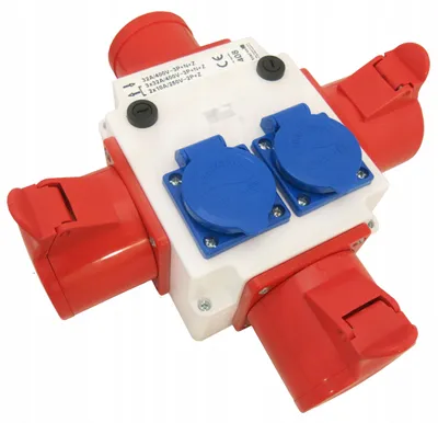 Produktbild von Tarel Starkstrom-Verteiler 32A 5p IP44 400V für Baustellen