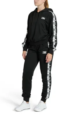 Image de Ensemble de jogging pour femme Leone1947 ICONIC, avec des bandes décoratives, taille S