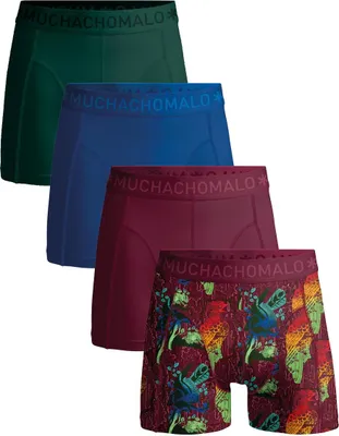 Produktbild von Muchachomalo Herren Boxershorts – 4er Pack – Baumwolle Stretch – Bequeme Unterwäsche – Größe XXXL - U-OUTLT1010-387
