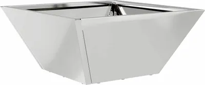 Produktbild von vidaXL Garten-Pflanzgefäß Silber 35 x 35 x 15 cm Verzinkter Stahl