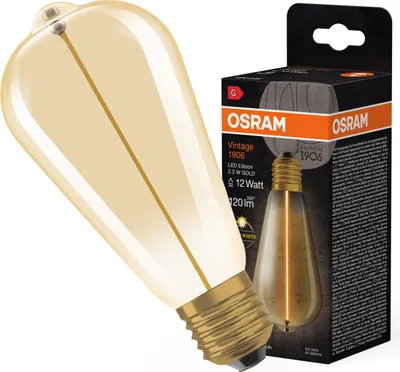 Zdjęcie produktu dla Osram AC44605, 2,2 W, 16 W, E27, 120 lm, 15000 h, Ciepłe białe