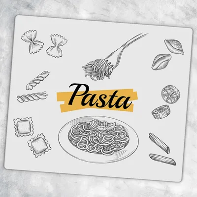 Produktbild von Glas-Herdabdeckplatten Glaskeramikkochfeld-Abdeckung Spritzschutz Glas 60 cm x 52 cm - Pasta