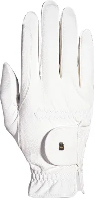 Produktbild von Roeckl Damen-Reithandschuhe Roeck-Grip weiß, Handschuhgröße:9.5