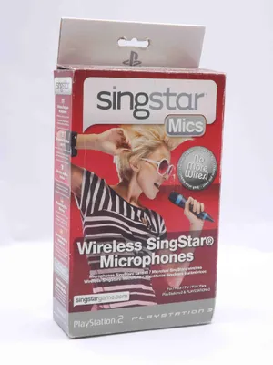Produktbild von Original Sony PlayStation 3 Singstar Wireless Mikrofone inkl. USB-Empfänger PS3 in