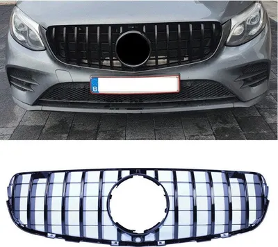 Obrázok produktu pre Mriežka chladiča pre Mercedes GLC  X253 - GLC Coupe C253 lesklá čierna