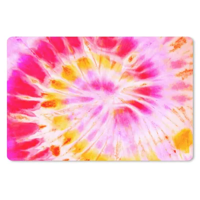 Produktbild von MuchoWow® Schreibtischunterlage Sommer - Krawattenfärbung - Farben 60x40 cm - XXL Mauspad - Großes Mauspad