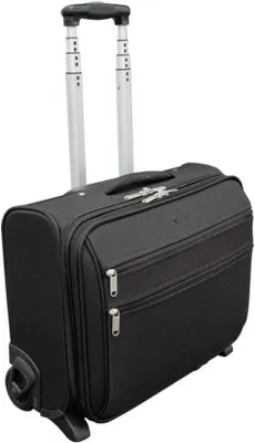 Immagine prodotto di Valigia da viaggio compatta - Ideale per viaggi brevi - Monopezzo - Nera - 43 x 22 x 33 cm