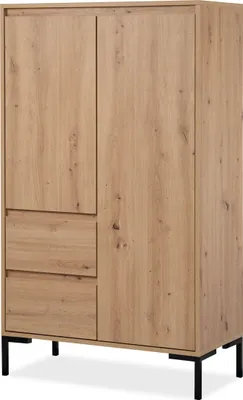 Produktbild von finori Korsika 53A Highboard, Nachbildung Artisan Oak Maß: B x H x T ca. 81 x 139 x 40 cm