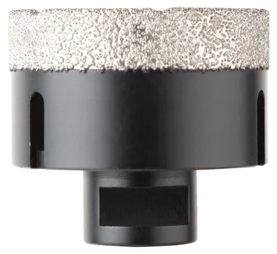 Image de Scie trépan diamant Ø 68 à sec avec emmanchement M14 pour meuleuse - DIAGER - 440CD068