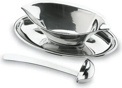 Image de Saucière inox 0.2l avec cuillère - Lacor - 62424 - luxe