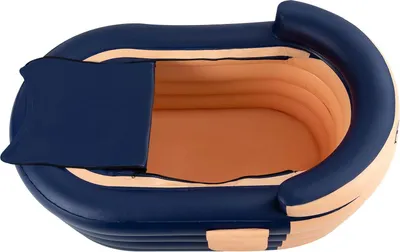 Produktbild von Aufblasbare Badewanne für Erwachsene - Badewanne - Kabellose elektrische Luftpumpe - Für Warmbad & Eisbad - Tragbar & faltbar