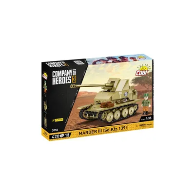 Zdjęcie produktu dla COBI Marder III Sd.Kfz.139, Zestaw do budowania, 9 lat(a), Plastik, 420 szt.