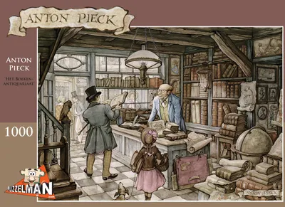 Zdjęcie produktu dla Puzzelman – układanka „Antiquariat” autorstwa Antona Piecka, 1000 elementów