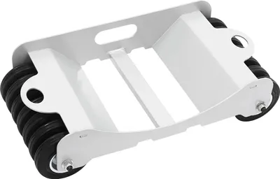 Zdjęcie produktu dla Wózek do opon – pomoc przy manewrowaniu pojazdem – nośność 2041 kg – 14 kół – stal – wymiary 61×50×29,5 cm – grubość 4 mm – kolor srebrny