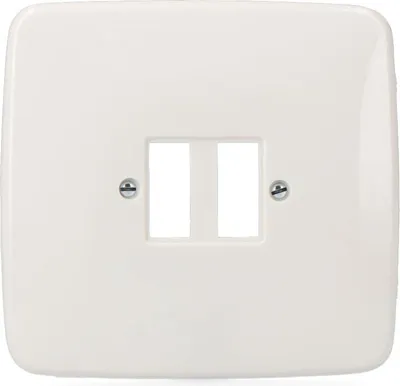 Image de Plaque 2 Interrupteurs Solera S-estrella Design Moderne, Installation Facile - Solera