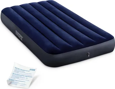 Image de Intex 64757 Lit simple Matelas gonflable Classic Downy 99x191x25