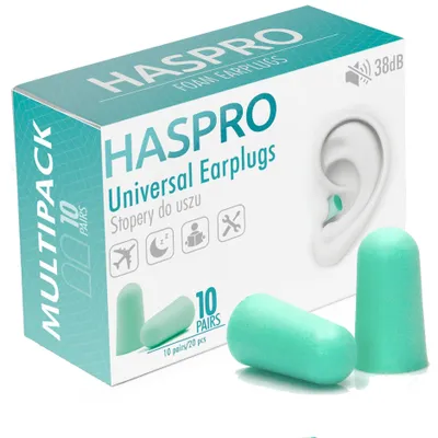 Image de HASPRO MULTI10 Bouchons d'oreille, menthe poivrée