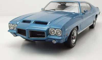 Produktbild von KK Scale 181353 Pontiac LeMans GTO 1972 blau metallic 1:18