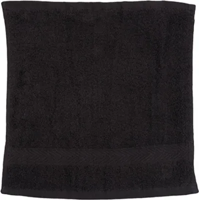 Produktbild von Towel City TC001 | Luxury Face Cloth / 30 x 30 cm - Farbe: Black - Größe: 30 x 30 cm