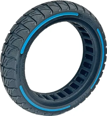 Produktbild von E-Scooter Vollgummireifen 8,5x2" Offroad Xiaomi, Soflow One, Trittbrett – Blau