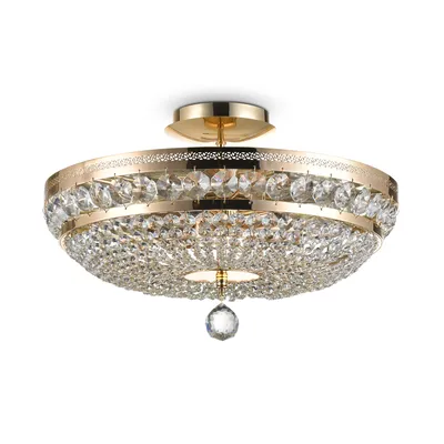 Produktbild von Maytoni Ottilia Kronleuchter DIA700-CL-06-G 6xE14, Gold, aus Metall, exkl. Leuchtmittel