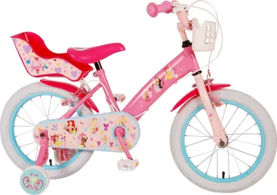 Produktbild von Kinderfahrrad Disney Princess für Mädchen 16 Zoll Kinderrad in Rosa