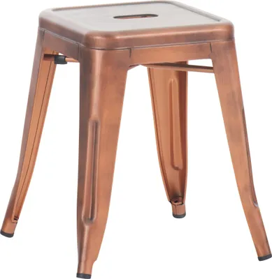 Immagine prodotto di Sgabello CLP Armin in metallo, portata fino a 200 kg, impilabile, color rame