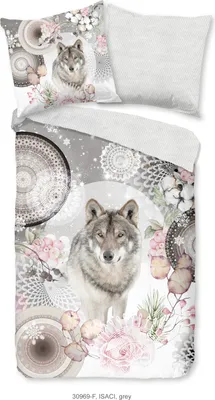 Zdjęcie produktu dla Muller Textiles 30969.03.28, Koc do nakrycia w zestawie, Poszewka na poduszkę dołączona