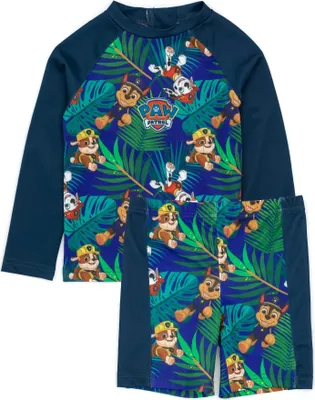 Produktbild von Paw Patrol - Zweiteiliger Badeanzug für Baby-Jungs NS7145 (116) (Marineblau)