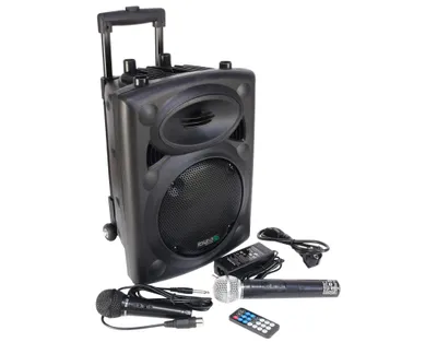 Zdjęcie produktu dla Ibiza Sound PORT8VHF-BT, 400 W, Przewodowa, 110 - 240 V, 50/60 Hz, 330 mm, 310 mm