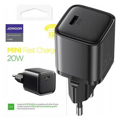 Produktbild von JOYROOM L-P202, Drinnen, AC, Schwarz