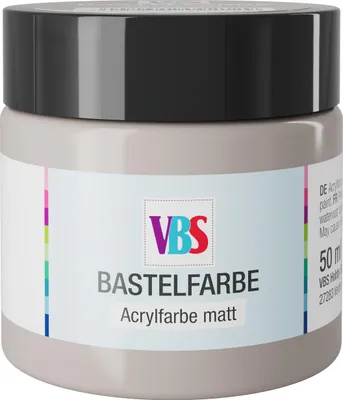 Produktbild von VBS Bastelfarbe, 50 ml Antikgrau