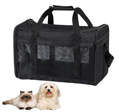 Immagine prodotto di Borsa pieghevole per il trasporto di animali domestici, con tracolla regolabile