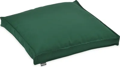 Produktbild von H.O.C.K. Classic Uni Outdoor Sitzkissen - 50x50x5cm Stuhlkissen für Draußen - Wetterfestes Polster Tannengrün