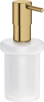Produktbild von GROHE Seifenspender Essentials 40394_1, Material Glas/Metall, passend für Halter Essentials 40369xx1, Essentials Cube 40 508, BauCosmopolitan 40585), Essentials Authentic 40652, cool sunrise/glas