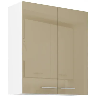 Produktbild von Hängehochschrank LAJLA – Breite 80 cm, Cappuccino/Weiß