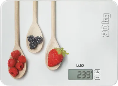Image de Laica KS5020 balance de cuisine multicolore, comptoir blanc Rectangle Balance de cuisine électronique
